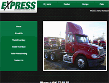 Tablet Screenshot of expressequipmentsales.com